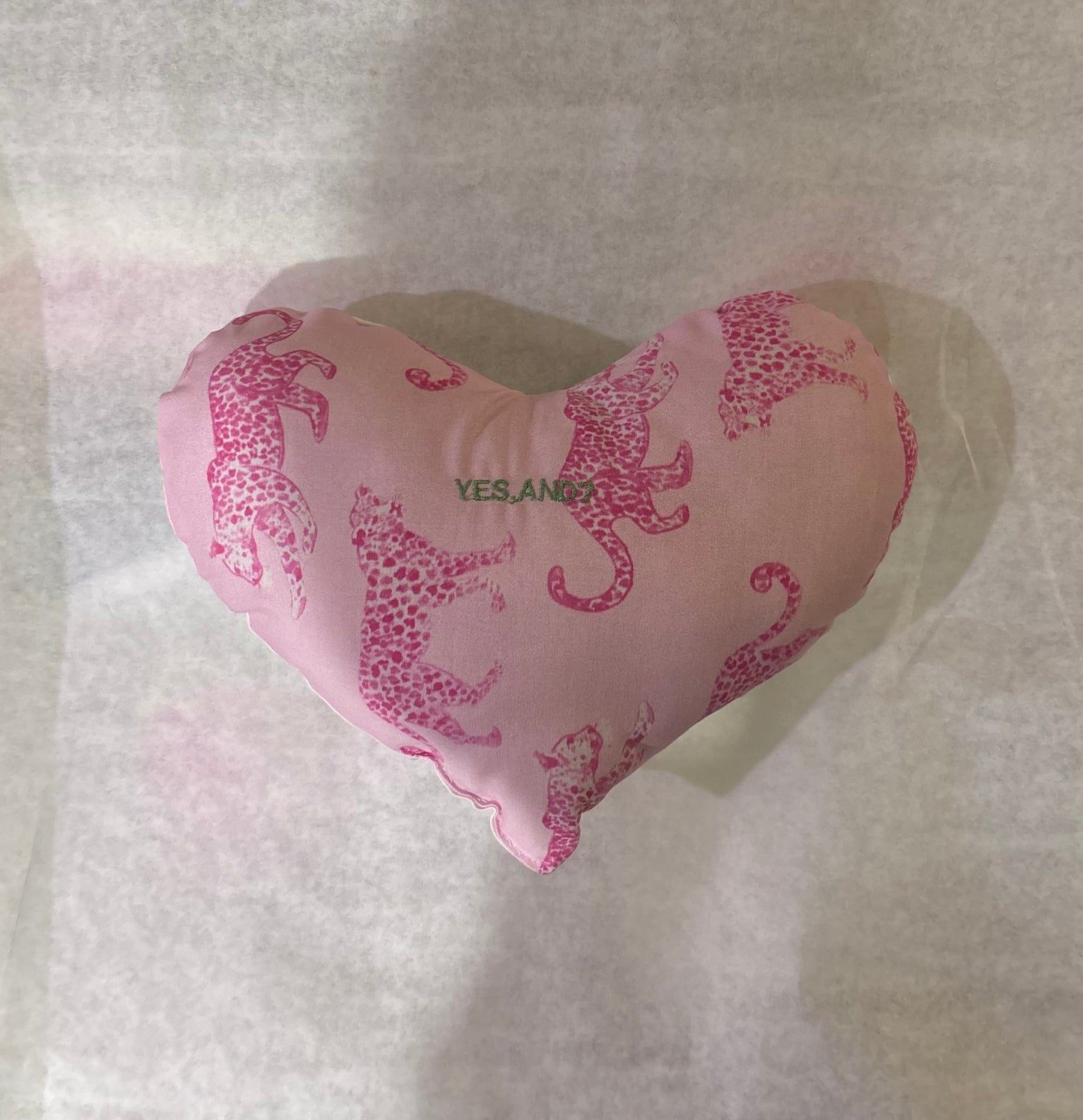 ‘yes, and?’ pillow